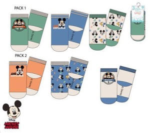 Disney Mickey șosete pentru bebeluși 0-12 luni