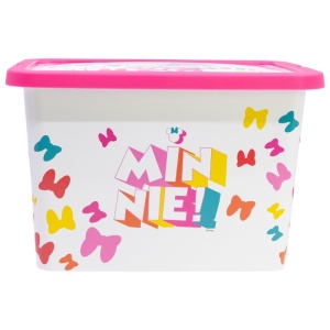 Disney Minnie Edgy Bows cutie de depozitare din plastic 7 L - Img 3
