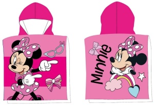 Disney Minnie Fashion Fun poncho prosop de plajă 50x100 cm (Fast Dry)