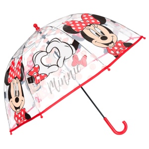 Disney Minnie Lovely umbrelă transparentă pentru copii Ø72 cm