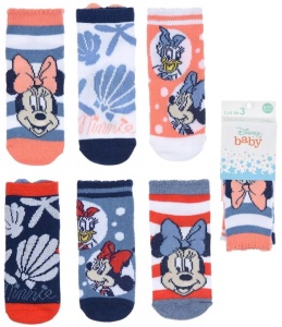 Disney Minnie șosete pentru bebeluși 0-12 luni