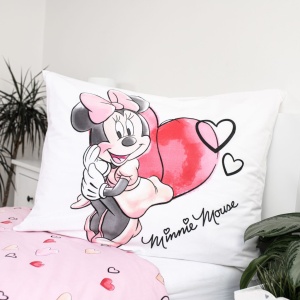 Disney Minnie White lenjerie de pat 140×200cm, 70×90 cm - Img 4