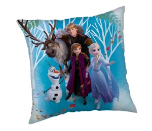 Disney Regatul de gheață Family husă de pernă catifea 40x40 cm