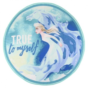 Disney Regatul de gheață prosop de baie formă, prosop de plajă 130 cm (Uscare Rapidă)