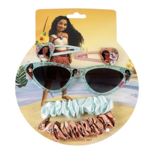 Disney Vaiana Big Sis set de ochelari de soare și accesorii de păr