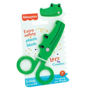 Fisher-Price Crocodile foarfecă de siguranță 13 cm