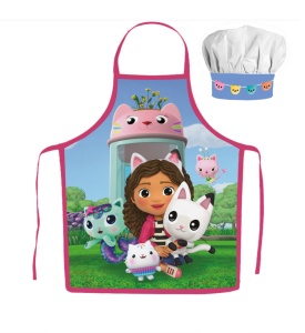 Gabby's Dollhouse Dreamland set de șorț pentru copii din 2 piese