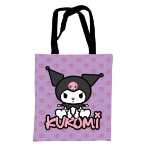 Hello Kitty Kuromi sac de pânză, geantă de cumpărături 44 cm