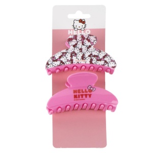 Hello Kitty Pink set de agrafe de păr, 2 bucăți