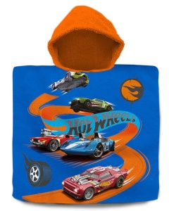 Hot Wheels Highway poncho prosop de plajă 60x120 cm