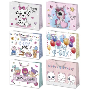 La mulți ani Sissy Săculeț de cadou pentru aniversări din hârtie 30x23x10 cm
