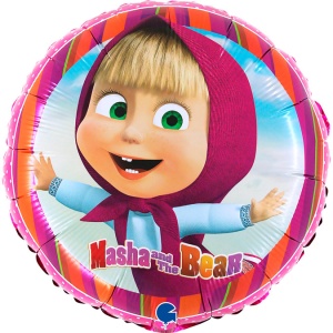 Masha și Ursul Titter balon folie 46 cm