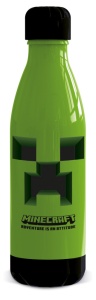 Minecraft Attitude sticlă din plastic cu capac cu filet 660 ml