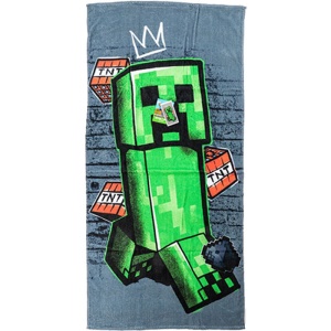 Minecraft Metro Art Creeper prosop de baie, prosop de plajă 70x140cm