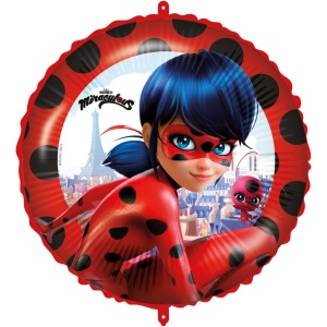 Miraculos: Buburuza și Motan Noir Hero balon din folie 46 cm