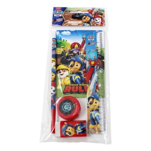 Patrula Cățelușilor Rescue Wheels Set de papetărie, 5 bucăți