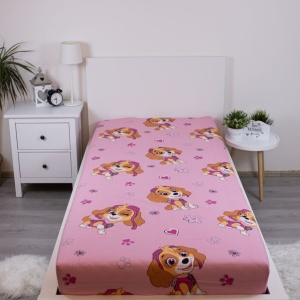 Patrula Cățelușilor Skye cearșaf cu elastic 90x200 cm - Img 2