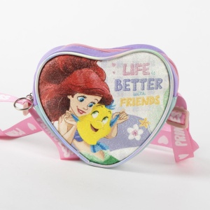Prințesele Disney Life is Better geantă umăr și crossbody cu sclipici - Img 4