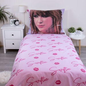 Taylor Swift Swiftie set de pat 140×200cm, 70×90 cm - Img 3