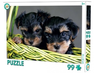 Animale Puzzle cu câini 99 bucăți