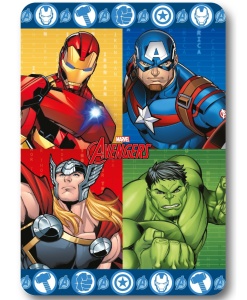 Avengers Hero Force pătură din polar 100x140cm