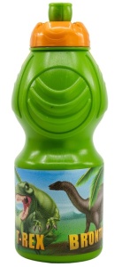 Dinozaur sticlă, sticlă de sport 400 ml