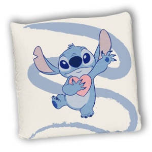 Disney Lilo și Stitch Lovers pernă decorativă 40x40 cm - Img 2