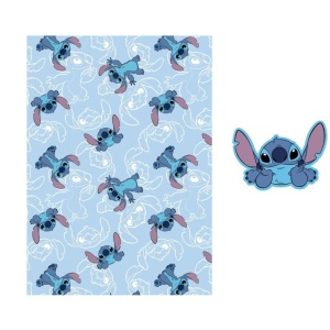 Disney Lilo și Stitch On The Belly set pătură polar și pernă de formă