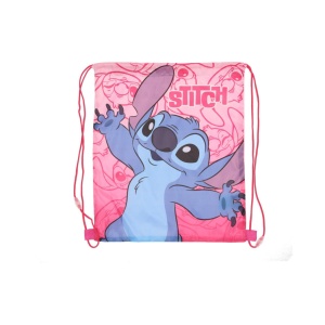 Disney Lilo și Stitch Pink Planet geantă sport, săculeț de gimnastică 40 cm