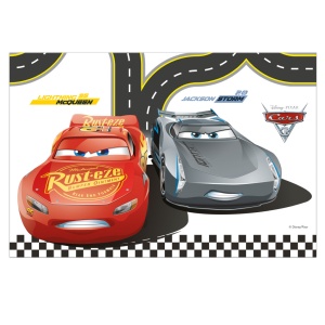 Disney Mașini Arena Race față de masă din plastic 120x180 cm - Img 2