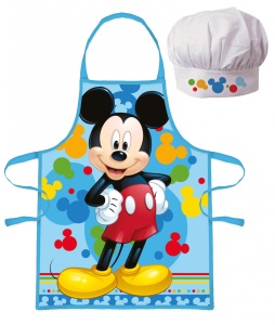Disney Mickey Grinning Colors Set de șorț pentru copii, 2 piese