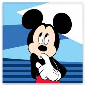 Disney Mickey Shy prosoape de mână, prosop pentru față, prosop 30x30cm