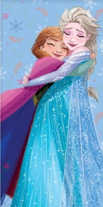 Disney Regatul de gheață Bond prosop de baie, prosop de plajă 70x140 cm
