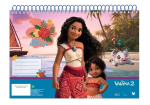 Disney Vaiana Big Sis Bloc desen spiral A/4, 30 de pagini - Img 2