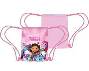 Gabby's Dollhouse Colorful World geantă sport, sac de gimnastică 40 cm - Img 3