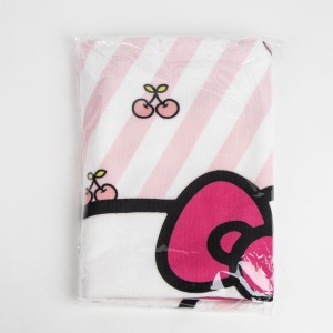 Hello Kitty Cherry prosop de baie, prosop de plajă 70x140cm (Uscare Rapidă) - Img 2