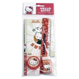 Hello Kitty Stay Sunny set de papetărie 5 bucăți