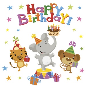 La mulți ani Animals Șervețel Happy Birthday 20 buc 33x33 cm