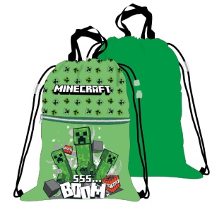 Minecraft Boom Deluxe geantă sport, sac de gimnastică 45 cm