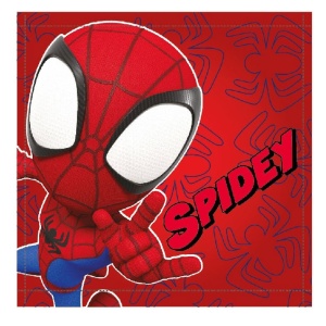 Omul Păianjen Spidey Red prosop de mână, prosop de față, prosop 30x30cm