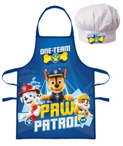 Patrula Cățelușilor One Team set de șorț pentru copii, 2 bucăți