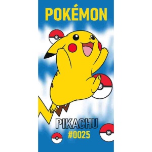 Pokémon 0025 prosop de baie, prosop de plajă 70x140cm