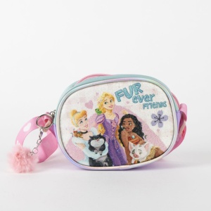 Prințesele Disney Fur ever geantă de umăr cu sclipici - Img 4