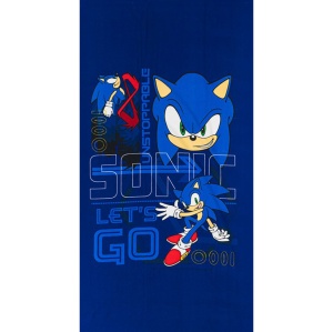 Sonic Ariciul Go Blur prosop de baie, prosop de plajă 70x140cm (Fast Dry)