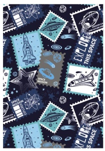 Spațiu Stamp Mapă A/4 cu elastic