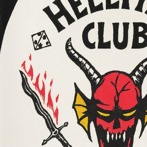 Stranger Things Hellfire Club geantă de cumpărături 40 cm - Img 2