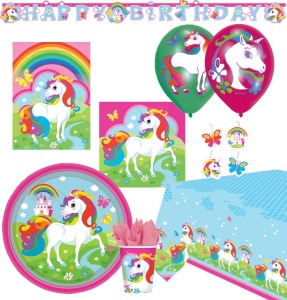 Unicorn Meadow set de petrecere 56 de piese