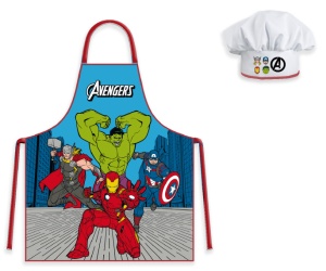 Avengers Classic Comic Style Set șorț pentru copii Classic Comic Style 2 bucăți