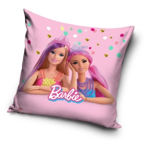 Barbie Friends Husă pentru pernă din velur 40x40 cm