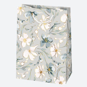 Colorat Blossom Sacoșă cadou din hârtie cu flori 23x32x11 cm - Img 4